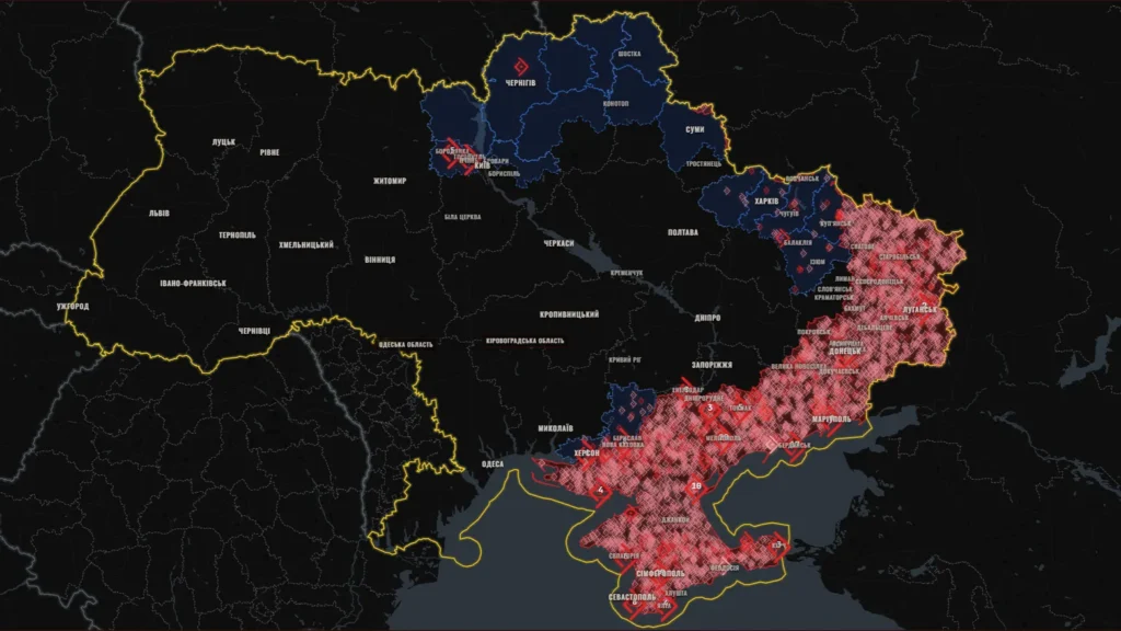 ССО вперше опублікували інтерактивну «Карту опору» підпілля на окупованих територіях